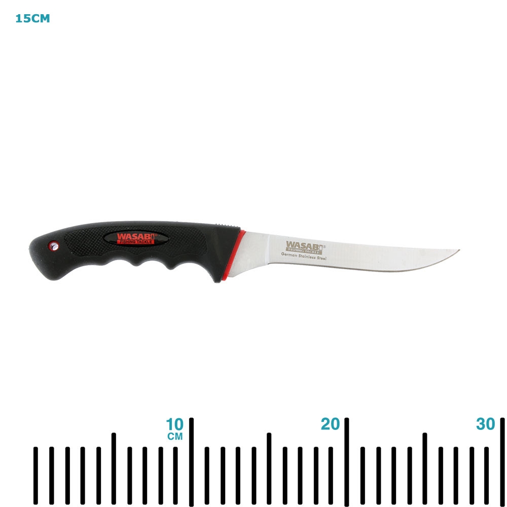 Wasabi Tackle Stainless Steel Fillet Knife - Packaged