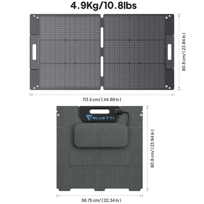 BLUETTI PV100 Foldable Solar Panels 100W
