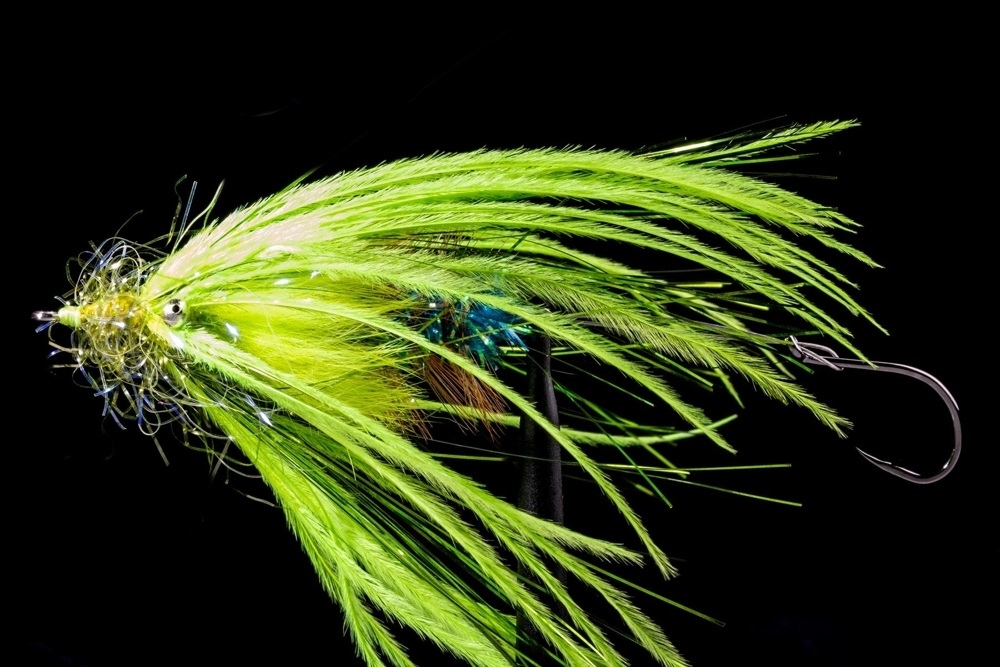 Manic Tackle Project Fish Taco Streamer Chartreuse #2
