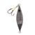 Black Magic Flipper Slow Pitch Jig 100g Silver/Orange/Lumo