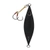 Black Magic Flipper Slow Pitch Jig 100g Black/Silver/Lumo