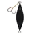 Black Magic Flipper Slow Pitch Jig 150g Black/Silver/Lumo