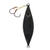 Black Magic Flipper Slow Pitch Jig 80g Black/Silver/Lumo