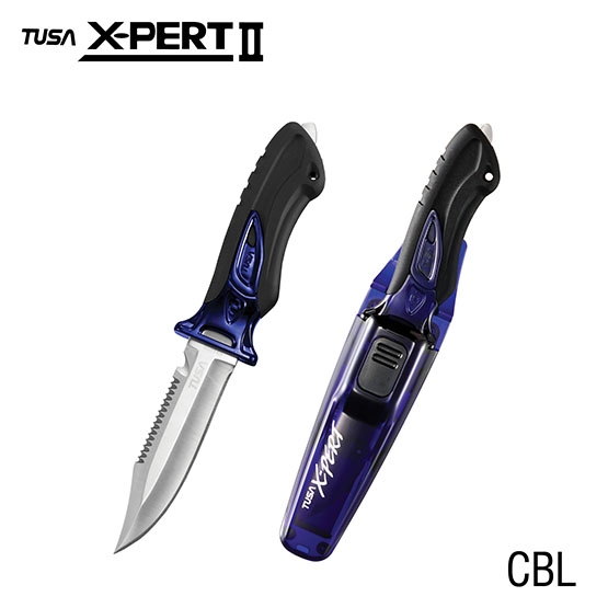 TUSA Stainless Steel 11cm Drop Point Blade Dive Knife