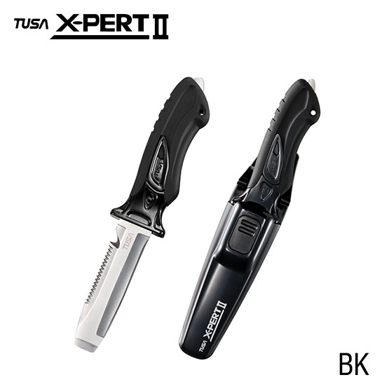 TUSA Stainless Steel 11cm Blunt Tip Blade Dive Knife