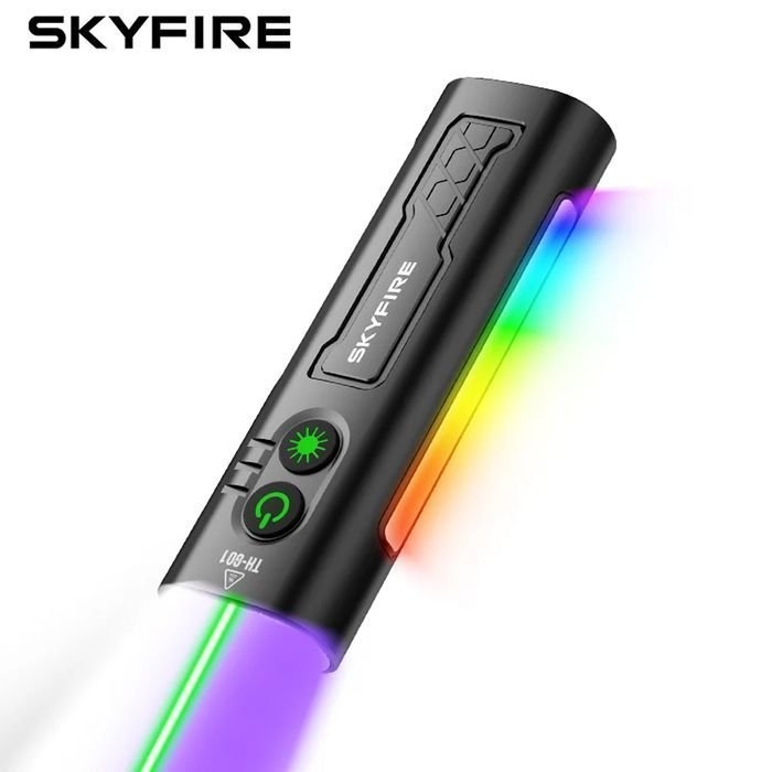 SKYFIRE 2024S Flashlight Torch IP54 542 Lumens with UV / Laser Pointer
