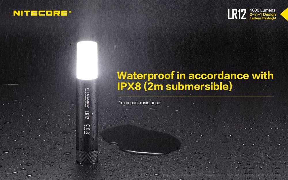Nitecore LR12 LED 2-in-1 Torch Lantern 1000lm