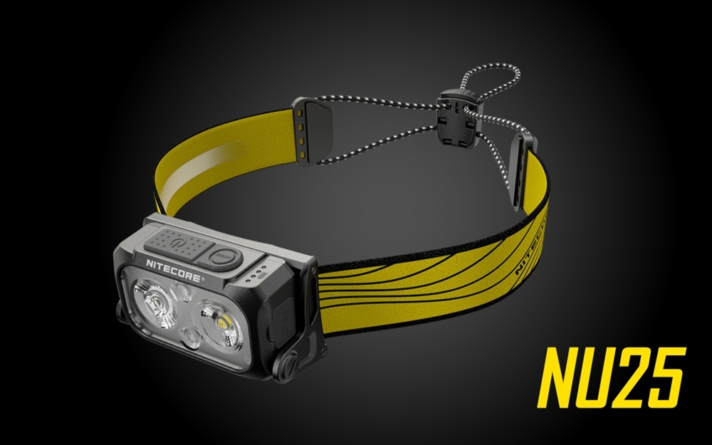 Nitecore NU25 Ultralight USB Rechargeable LED Headlamp 400 Lumens