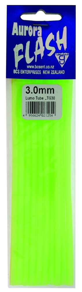 Lumo Tube Green 4mm 200mm Qty 10