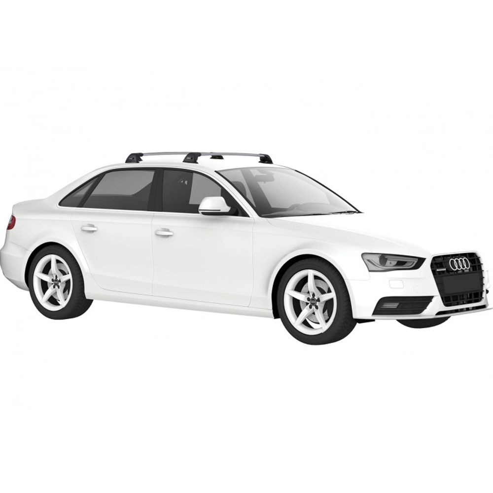 Yakima FlushBar Roof Rack Crossbar Pair Silver