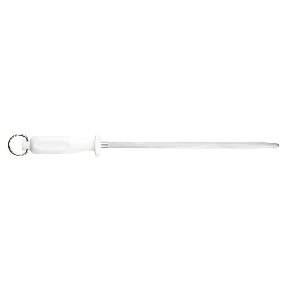 FLUGEL 305 Super Fine Sharpening Steel 30cm No.5 White FLUGEL 305 Super Fine Sharpening Steel 30cm No.5 White