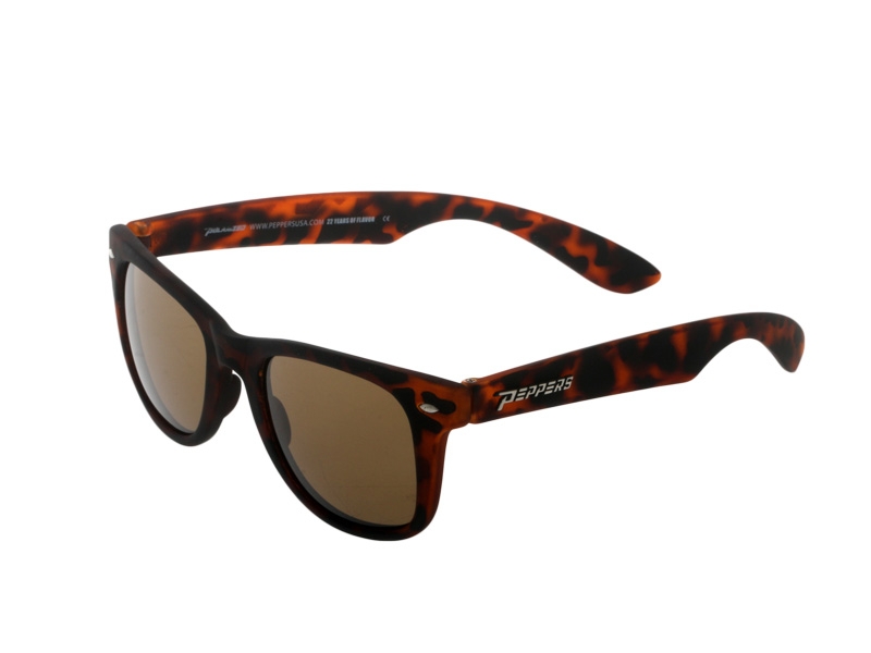 Pepper's Seaside Polarised Sunglasses Rubberised Matte Tortoise