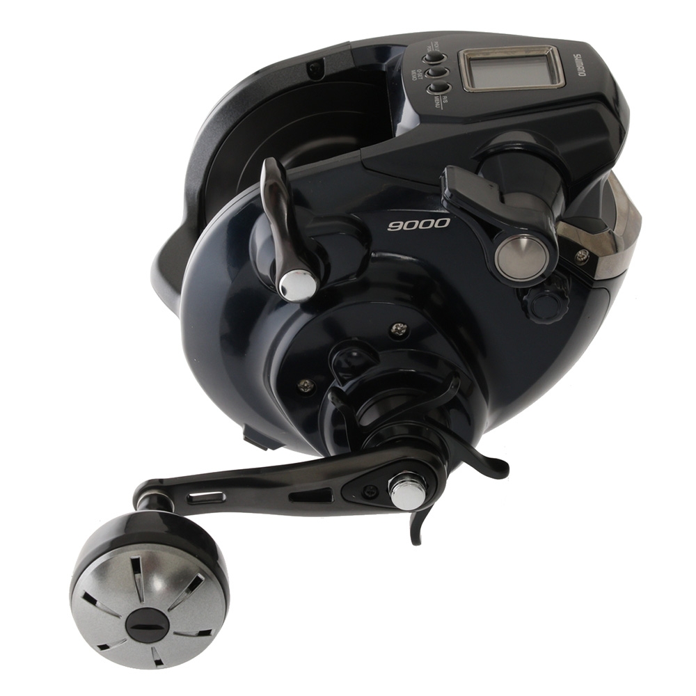 Shimano Forcemaster 9000A Status Blue Water Carbon Straight Butt Electric Drone Combo 8ft 24-37kg 3pc