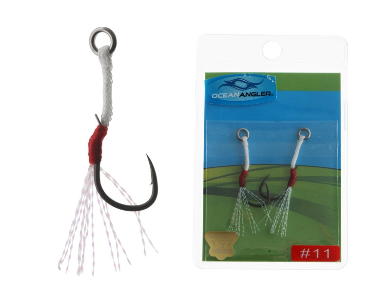 Ocean Angler Tungsten Flea Micro Jig Assist Rigs #11 21-28g Qty 2