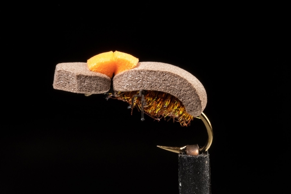 Manic Tackle Project Foam Brown Beetle Dry Fly #14