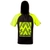 Hunters Element Forestry Mens Hi Vis Hooded Shirt Black/Fluoro Yellow S