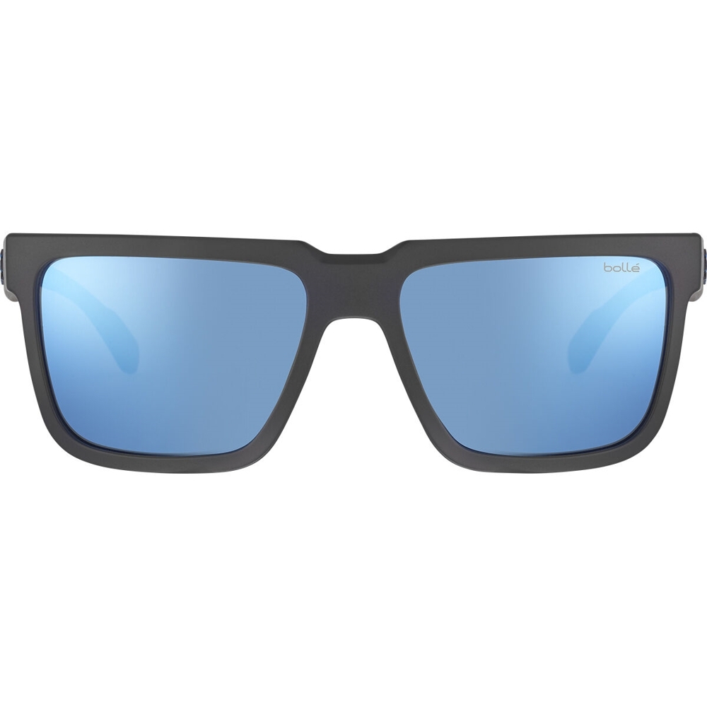 Bolle FRANK Polarised Sunglasses Black Matte Offshore Blue