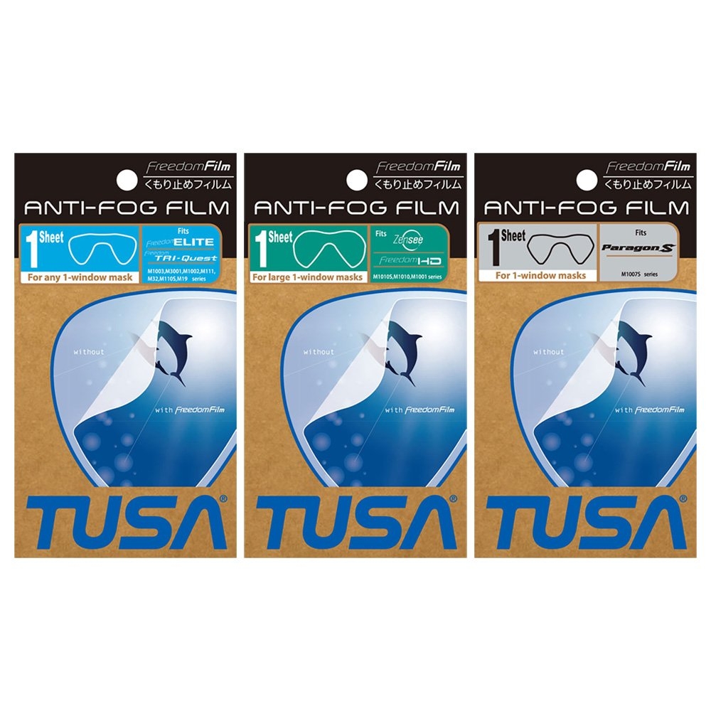 TUSA FreedomFilm Single Lens Dive Mask Anti-Fog Film