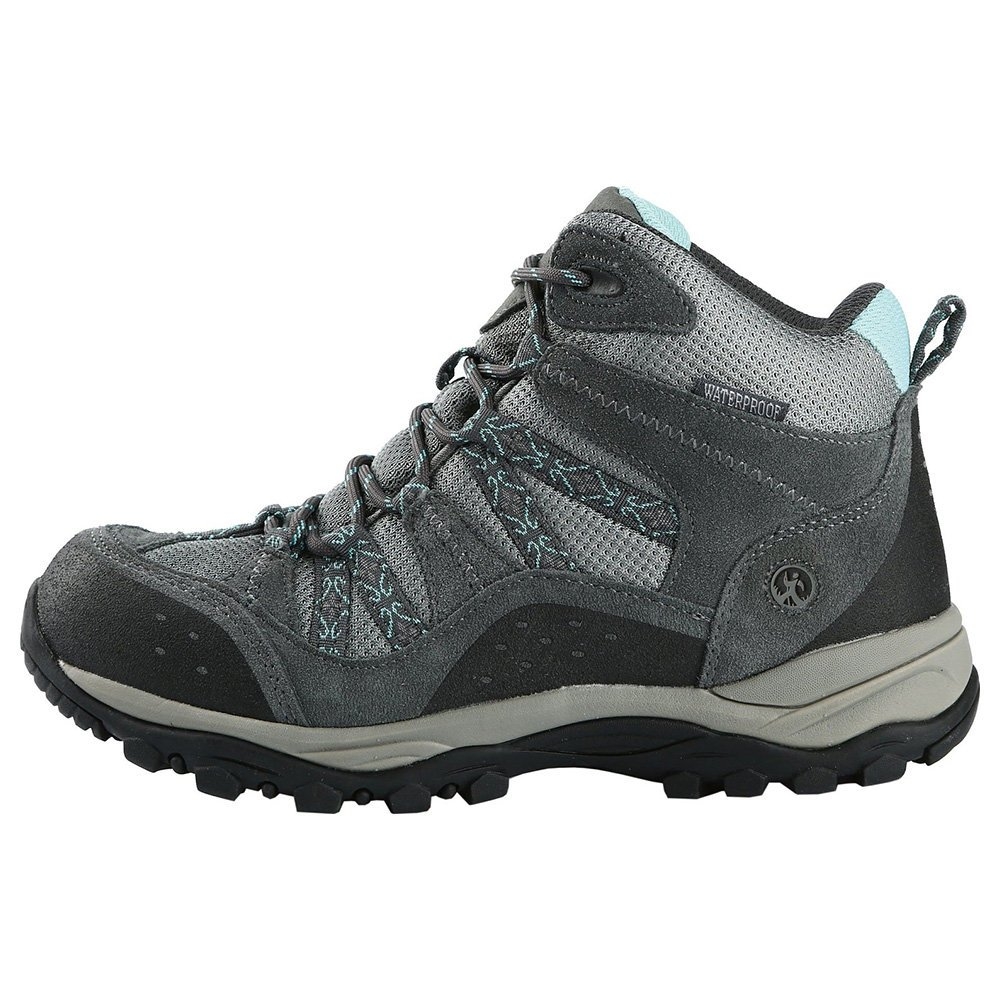 Northside Freemont Womens Mid Hiking Boots Grey/Aqua US7