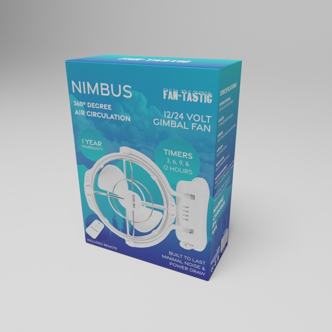 Fantastic Nimbus 360 Gimbal Fan with Remote Control 12V/24V