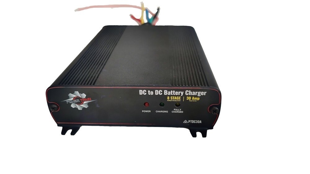 Powertrain IP67 DC-DC Automatic Control Battery Charger with Solar Input 30A