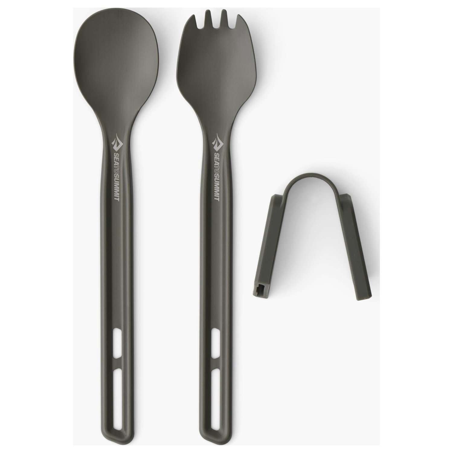 Sea to Summit Frontier Cutlery Set Long Spoon and Spork Grey