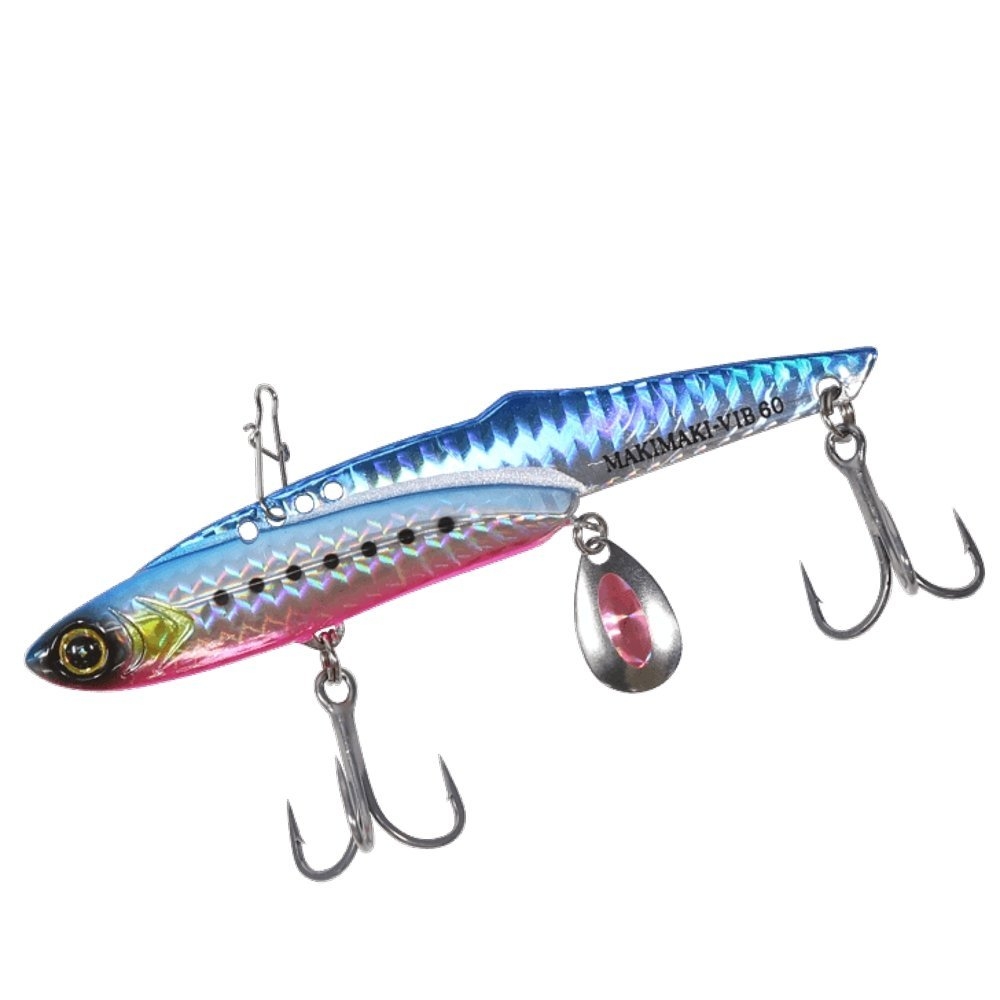 Hayabusa Jack Eye Makimaki Vibe Metal Lure 60g UV Blue Pink Sardine