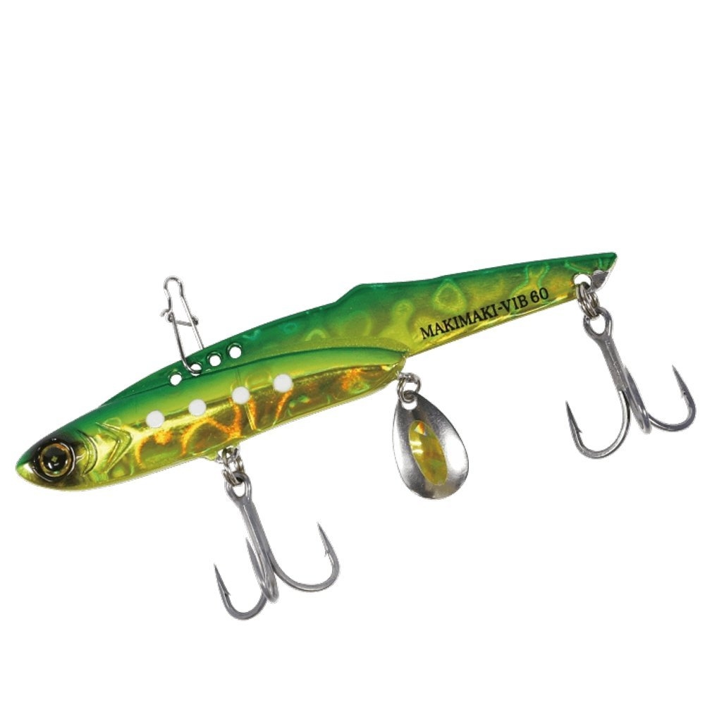 Hayabusa Jack Eye Makimaki Vibe Metal Lure 60g UV Green Gold