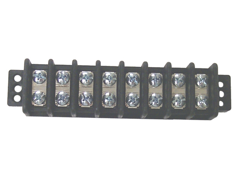 Sierra FS45640 8 Gang Barrier Type Junction Block with Sixteen 10-32 Screw Terminals