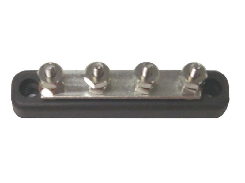 Sierra FS46150 150A Corrosion Resistant Common Bus Bar with Four 10-24 Stud Terminals