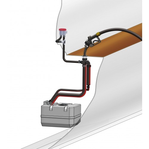 VETUS FSA Fuel Splash Guard 51mm Cap/Hose 19mm Breather