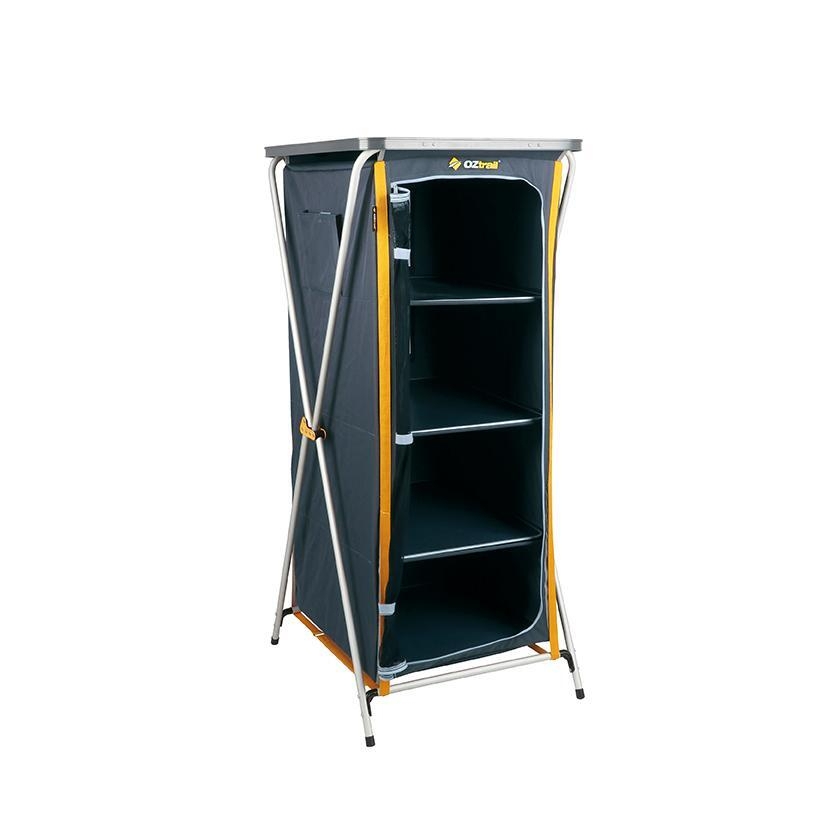 OZtrail Deluxe 4-Shelf Foldable Camping Cupboard