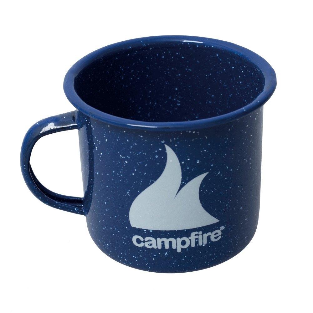 Campfire Enamel Mug Navy 9cm 500ml
