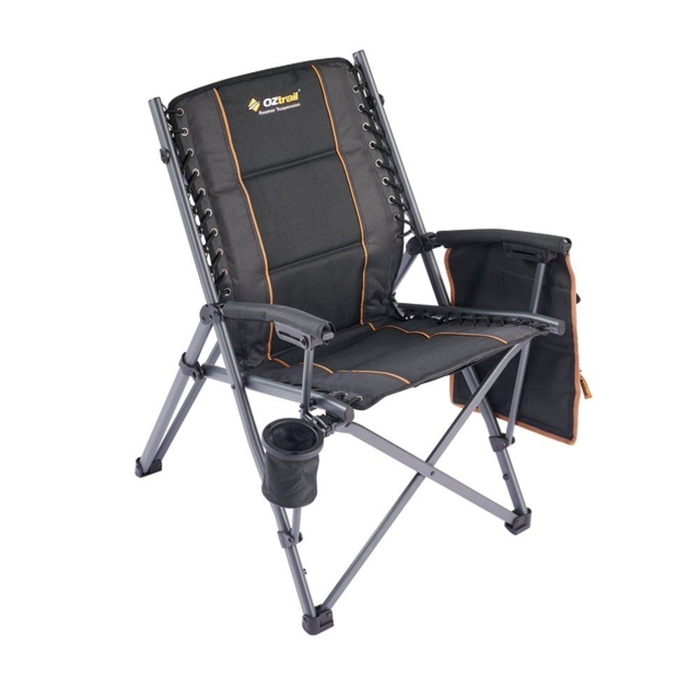 OZtrail Roamer Suspension Folding Camping Chair Black