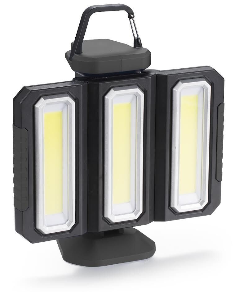 360 Rechargeable LED 3 Panel Work Light 1500lm 4000mAh