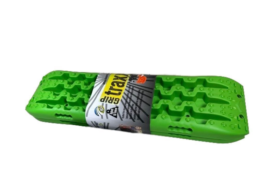 On The Road Grip Traxx Tyre Recovery Traction Boards Green