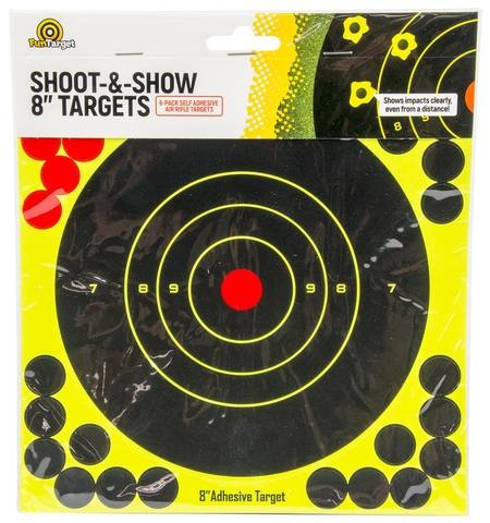 Fun Target Shoot-and-Show Targets 8in