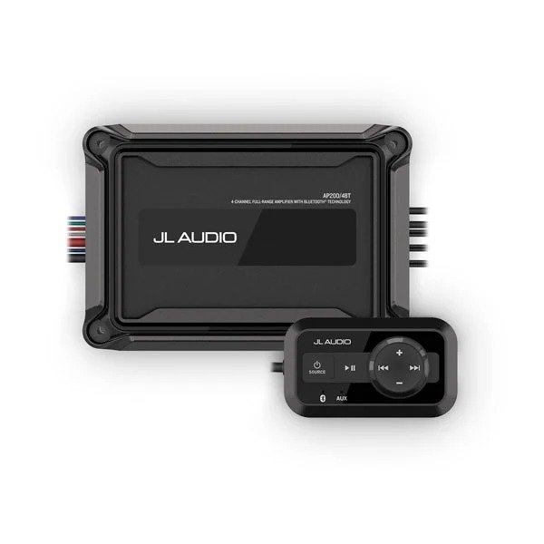 JL Audio AP200/4BT 4-Channel Compact Marine Amplifier with Bluetooth 200W