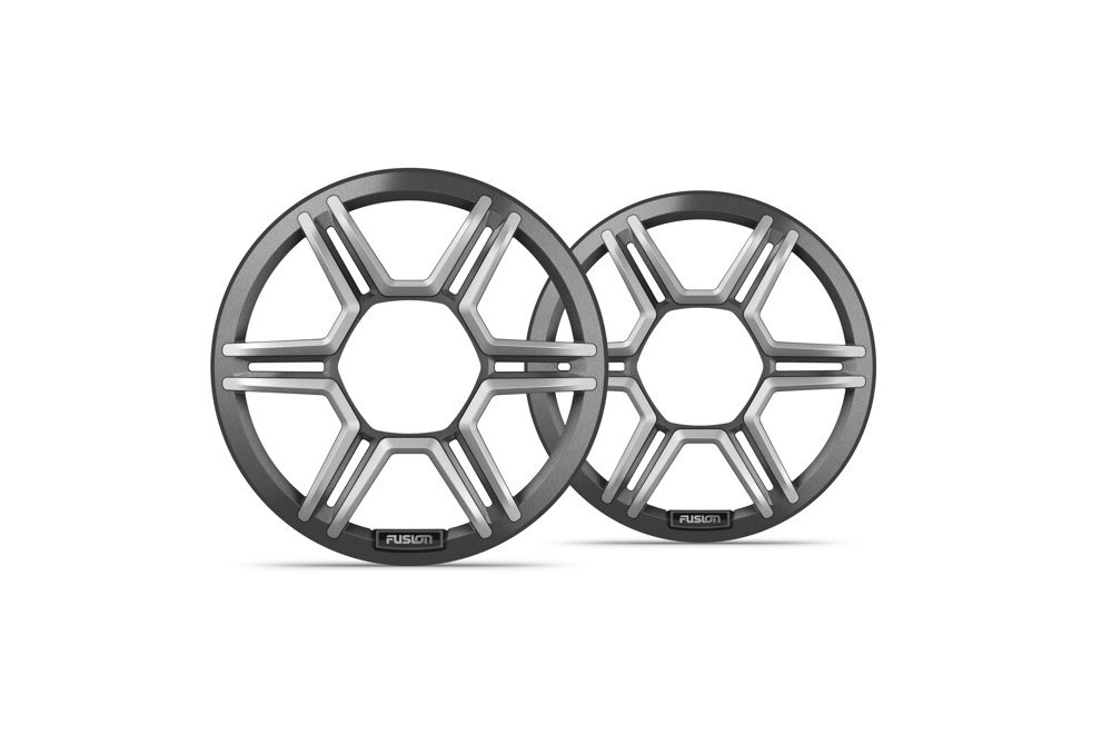 Fusion Apollo Marine Speaker Sports Grill 6.5in Grey