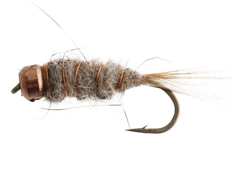 Black Magic Copperbead Hare and Copper Trout Fly Size B10 2cm