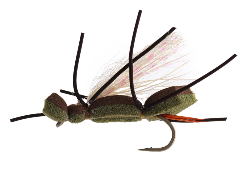 Black Magic Foam Cicada Trout Fly B10 3.5cm