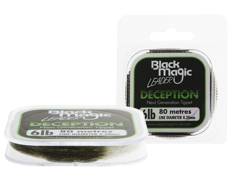 Black Magic Deception Tippet Green 6lb 80m