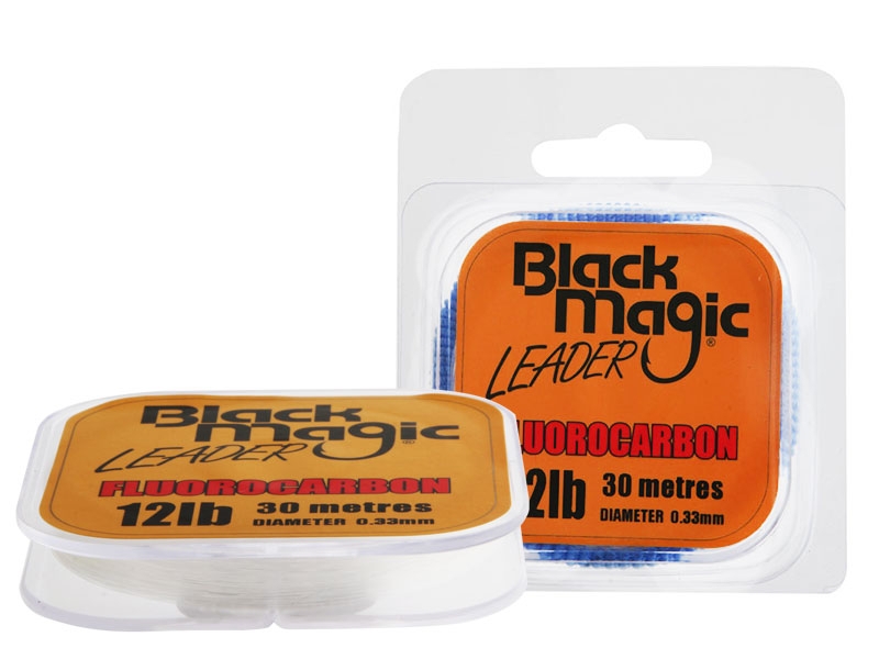 Black Magic Freshwater Fluorocarbon Line 12lb 30m