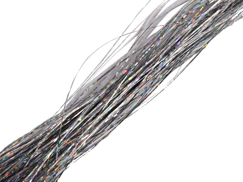 Fly Tying Tinsel Flash Holographic Silver 213