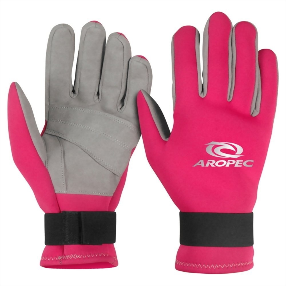 Aropec Neoprene Amara Dive Gloves 2mm Dark Pink Large