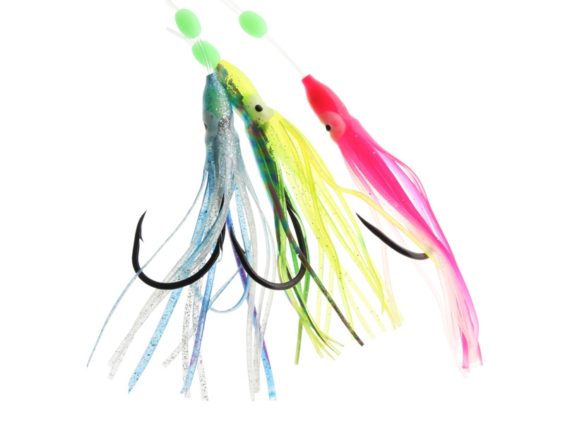 Holiday 3-Hook Heavy Duty Flasher Rig 80lb Tension 8/0