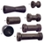 Rubber Trailer Roller STD Keel 201mm - 17mm Bore