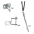 Outboard Motor Support Trailer Fitting Clamp On 50x25mm