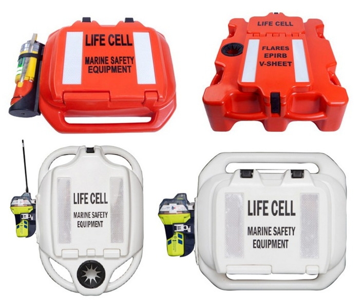 Life Cell Trawlerman Safety Storage Box / 6 Person Buoyancy Aid White