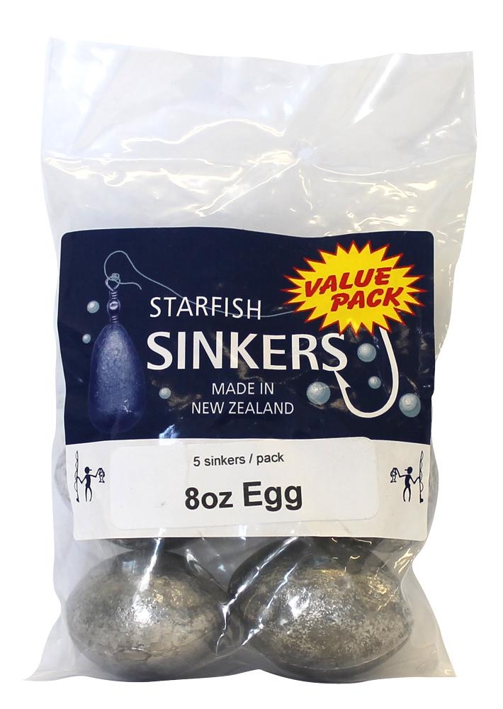 Starfish Egg Sinkers Value Pack 8oz Qty 5